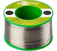 Fer a souder - poste a souder Goobay Soudure professionnelle sans plomb , 0,35 mm, rouleau de 100 g