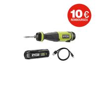 Fer à souder RYOBI 4V USB Lithium - 1 batterie 2,0Ah - RSI4-120G