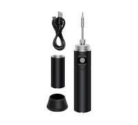 Fer à souder sans fil rechargeable par USB, design compact pour les réparations en déplacement, affichage numérique de la température et indicateur d'état de la batterie
