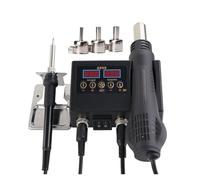 Fer à Souder, Station de soudage 750W 8898 repensage numérique for souder cellule en fer à les outils soudure réparation l'air chaud(Set-1)