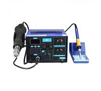 Fer a Souder,Station de soudage électronique numérique 2 en 1 avec pistolet à air chaud 862D+ avec Fonction de Stabilisation de la Température et Projets de Bricolage électronique de Réparation