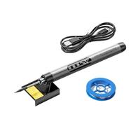 Fer À Souder USB Type-C, Mini, Affichage Numérique, Température Réglable, 5 V, 8 W Chauffage PréCis(C200L-Grey)