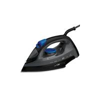 Fer à vapeur avec semelle en acier inox vapeur verticale choc de vapeur,, DB 3703, 1800, Noir/Bleu