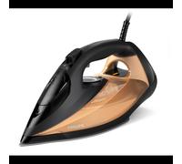 Fer à vapeur Philips 7000 DST7040/80 2800W 50g/min semelle SteamGlide Elite système Quick Calc Release noir/doré