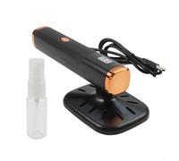 Fer à vapeur portable pour voyage avec tête rotative à 180 degrés, mini défroisseur vapeur portable, alimentation USB pour enlever rapidement les plis à la maison ou (noir)