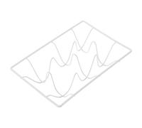 Fer Blanc Porte-œufs Grosse Capacité, pour Réfrigérateur Rangement | Organisation sans Empilement, Surface Lisse, pour Œufs de Poule Canard, Table et Buffet