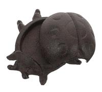 Fer Boîte à Clés Cache Discret, Coccinelle Mural Extérieur | Décor Adorable Noir, pour Résidence Secondaire, Rangement D’objets, Usage Dehors