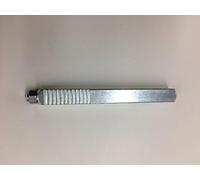 fer cadre à expansion zingué blanc 8 x 80 mm pour montage de poignées ou boutons sur porte blindée ou sur serrures Q8, securemme longueur MM80