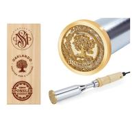 Fer de marque électrique personnalisé - Tampon en métal personnalisé pour viande, cuir et gâteau - Fer à bois 300 W 220 V pour cadeaux de mariage