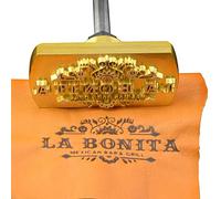 Fer de marque personnalisé pour bois - Logo du tampon en bois personnalisé comme cadeau pour le travail du bois et l'artisanat du cuir - Fer de marque alimentaire (10.2x10.2cm)