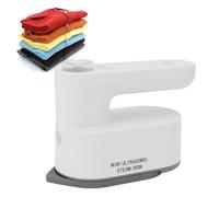 Fer électrique sans Fil 30s Chauffage Rapide, Rechargeable et à Double Tempête 140 ° C / 160 ° C, Fer à Vapeur Portable pour les Vêtements Voyage/Maison/dortoir. 5200mAh