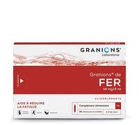 Granions de Fer – Complément alimentaire – 30 ampoules (30 x 2 ml)