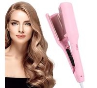 Fer Hair Cermper-32 mm Température d'un curset de fer à cheveux réglable pour les coutumes profondes, des voyages de coiffure portables pour les collègues, le dortoir, la maison, les voyages et le sal