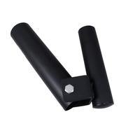Fer Noir Manchon Multifonction Facile à Installer, pour Barre D'haltère | Mouvements Variés de Musculation, Compatible Poteaux de Rack et Barre, Usage Maison