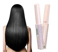 Fer plat sans fil, fer plat de voyage,à friser et lisseur 2 en 1 | Fer, fer à lisser portable, à lisser rechargeable pour voyage