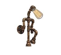 Fer Robot Conduite D'eau Applique Murale Style Steampunk Loft Industriel Rétro Applique Murale Creative Fer Tube Protection Des Yeux LED Applique Murale pour Salon Chambre Étude Salle À Manger E27