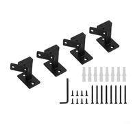 Fer robuste pour support de main courante pour installation murale avec angle de joint réglable et bouchon à vis pour un look propre sur les escaliers et les couloirs