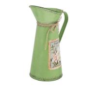 Fer Seau à Fleurs Élégant, Rétro Décoratif Seau de Plantation | Broc à Eau Polyvalent, Métal Robuste Anticorrosion, pour Fleurs Coupées ou Artificielles, Terrasse, Boutique et Bureau