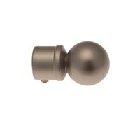 Fer Tendance | Ø20 | 1 Embout Boule | Chrome Satiné