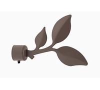 Fer Tendance | Ø20 | 1 Embout Feuillettes | Taupe