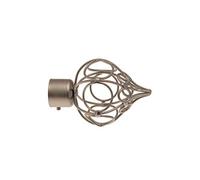 Fer Tendance | Ø20 | 1 Embout Riad | Chrome Satiné