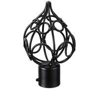 Fer Tendance | Ø20 | 1 Embout Riad | Noir Satiné