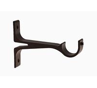 Fer Tendance | Ø20 | 2 Supports Mur Equerre 7,5CM | Rouille Sablé