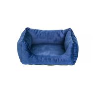 FERA Glamour canapé-lit rectangulaire bleu M 55x65x25 cm