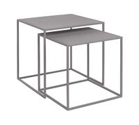 Fera - Set de 2 tables d'appoint 1x LxWxH 40x40x40cm