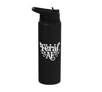 Feral AF Feral Summer Sarcastic Stainless Steel Insulated Water Bottle
