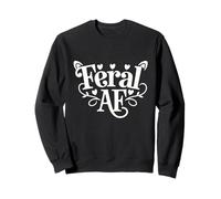 Feral AF Feral Summer Sarcastic Sweatshirt
