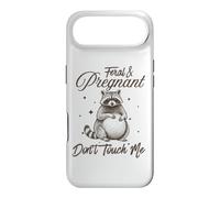 Feral and Pregnant Funny Maternity Mom to Be Pregnant Raton Laveur Coque pour iPhone Air