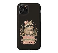 Feral But Make It Cute Funny Raton Laveur Coque pour iPhone 11 Pro
