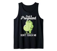Feral Enceinte Grenouille Maman to Be Humor Don't Touch Me Débardeur