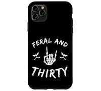 Feral et Ses Trente Trente Trente Ans Rock on Hand Bats Coque pour iPhone 11 Pro Max
