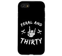 Feral et Ses Trente Trente Trente Ans Rock on Hand Bats Coque pour iPhone SE (2020) / 7/8