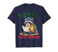 Feral First Grader Funny Raton Laveur Retour à l'école Jeunes Garçons T-Shirt