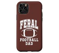 Feral Football Dad Loud Proud Daddy Football Greatest Fan Coque pour iPhone 11 Pro