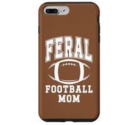 Feral Football Mom,Loud Proud Cheer Mom Football Mama Sports Coque pour iPhone 7 Plus/8 Plus