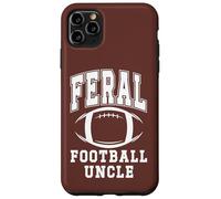 Feral Football Uncle Loud Proud Uncle Football Greatest Fan Coque pour iPhone 11 Pro Max