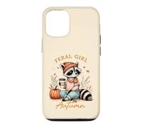 Feral Girl Autumn Pumpkin Season Autumn Leaves Fall Season Coque pour iPhone 12/12 Pro