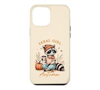 Feral Girl Autumn Pumpkin Season Autumn Leaves Fall Season Coque pour iPhone 12 Pro Max