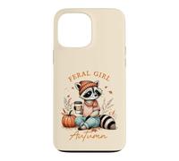 Feral Girl Autumn Pumpkin Season Autumn Leaves Fall Season Coque pour iPhone 13 Pro Max