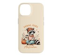 Feral Girl Autumn Pumpkin Season Autumn Leaves Fall Season Coque pour iPhone 14
