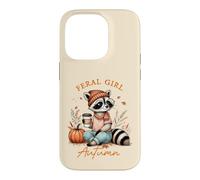Feral Girl Autumn Pumpkin Season Autumn Leaves Fall Season Coque pour iPhone 14 Pro