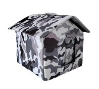 Feral House - Abri d'hiver extérieur, Maison isolée Coupe-Vent pour | Chaud résistant à la Mastication pour Garage Grange Patio arrière-Cour Jardin Parc Zone résidentielle Protection ext