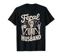 Feral Husband Skeleton Best Husband Ever World's Best T-Shirt