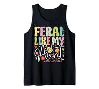 Feral Like My Aunt Funny Cute Family Neveu Nièce Débardeur