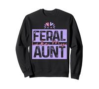 Feral Like My Aunt Funny Cute Family Neveu Nièce Sweatshirt