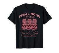 Feral Moms Raccoon Social Club Vintage T-Shirt